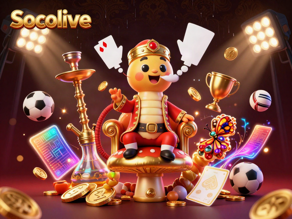 Socolive engages bettors with dynamic gameplay featuring vibrant sports elements and a luxurious atmosphere.