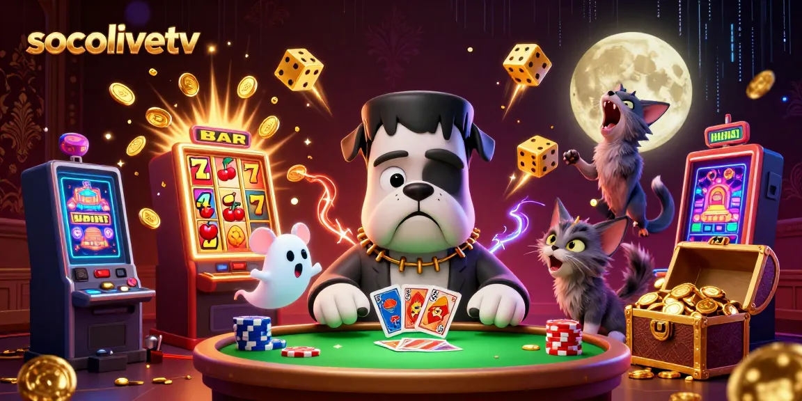 Play and win with socolivetv, featuring lively characters at a dynamic casino table.