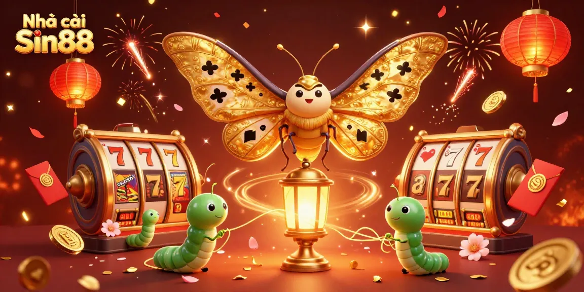 Engage with Nhà cái Sin88 for thrilling slot games amidst vibrant casino scenes.
