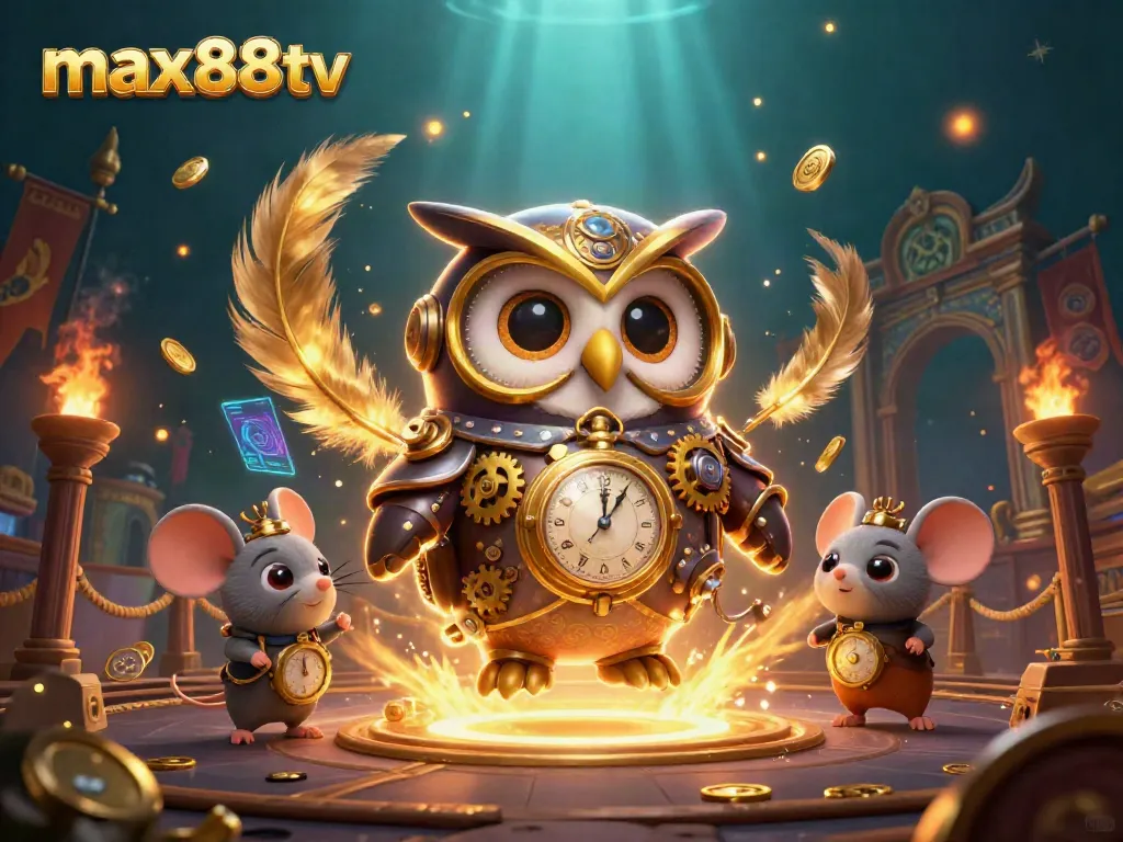 Experience thrilling gaming adventures with max88tv's vibrant casino scene, showcasing dynamic characters.