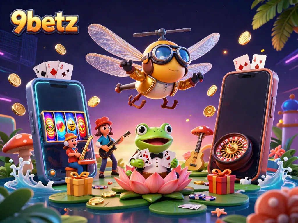 Win big at 9betz with thrilling casino games and vibrant characters in action.