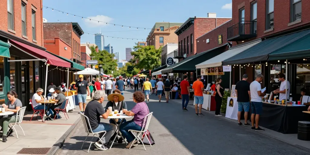 Community interactions at street.ca showcasing vibrant urban life.