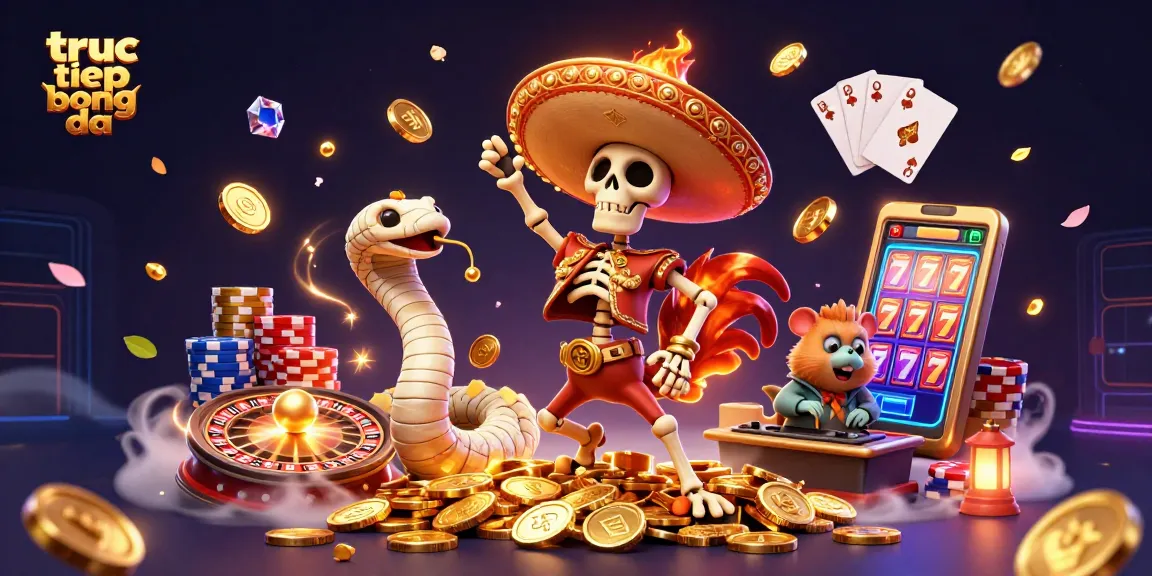 Experience the excitement of truc tiep bong da with dynamic characters and vibrant gambling elements.