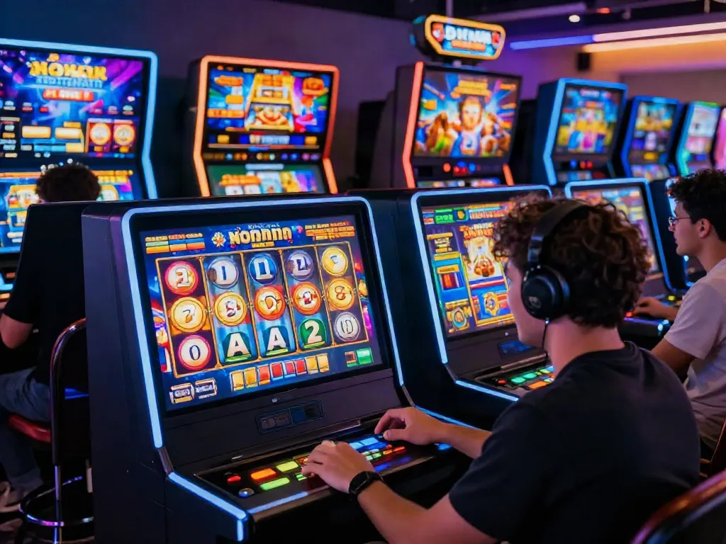 Nohuwin online gaming platform showcasing players engaged in exciting slot games, reflecting vibrant gaming atmosphere at https://choinohu.vip/.