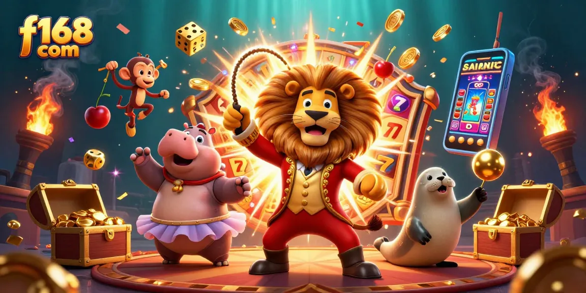 Experience thrilling games at f168 com with vibrant characters and jackpot elements bursting with excitement.