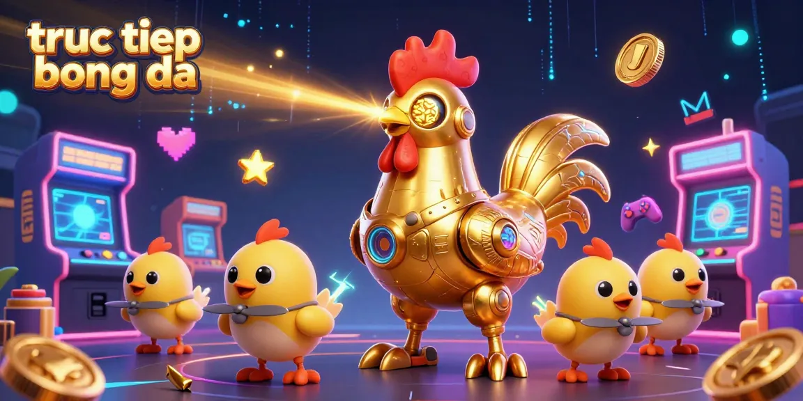 Experience truc tiep bong da with engaging 3D cartoon characters amidst dynamic gaming elements in a vibrant casino setting.